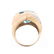 A Lady's Contemporary Blue Topaz & Diamond Ring - 3
