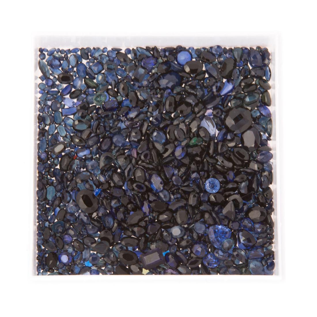 A Box of Loose Sapphires Weighing 362 Carats (1 of 3)