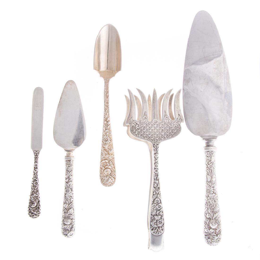 Kirk sterling silver serving utensils (5) (1 of 6)