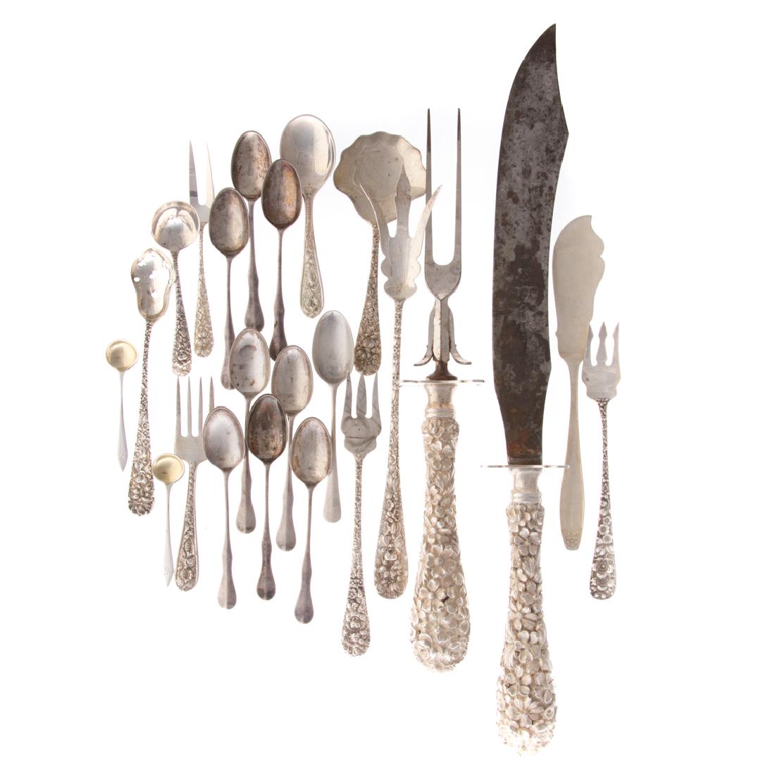 A collection of Stieff sterling silver flatware (1 of 4)