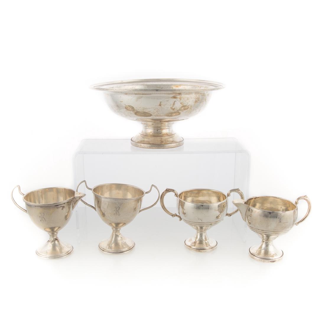 Group of weighted sterling silver table articles (1 of 4)