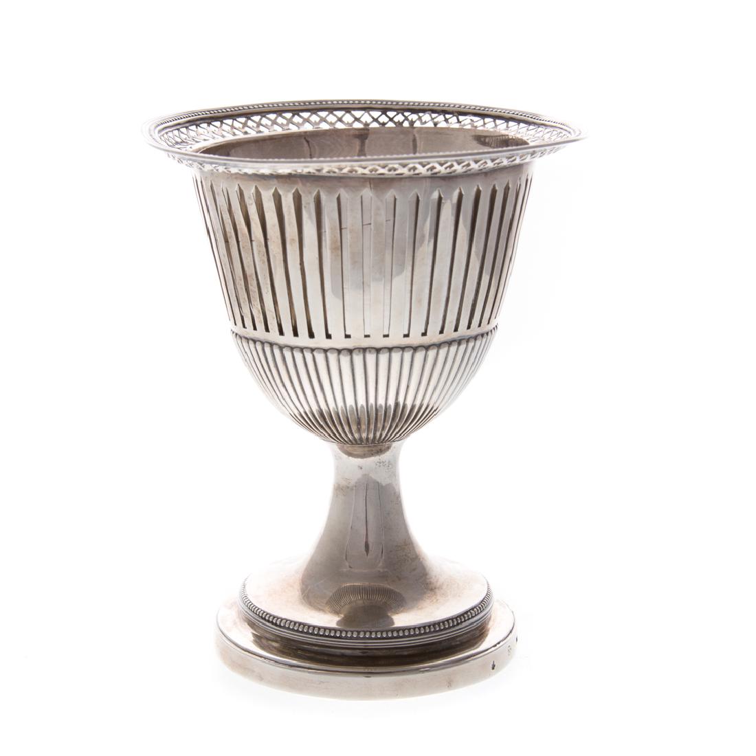 Dutch reticulated silver chalice (1 of 4)
