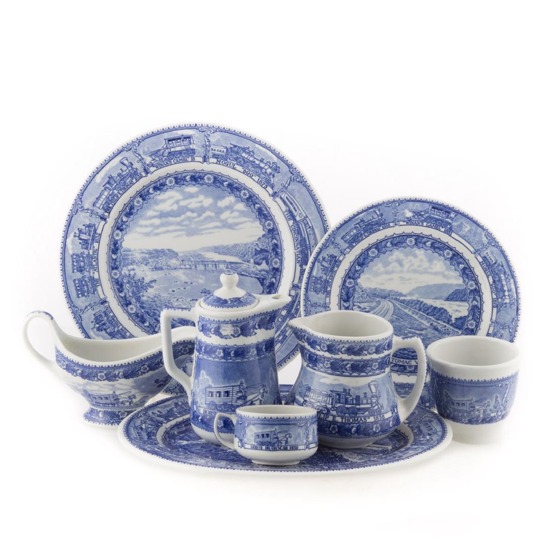 26 pcs Shenango Baltimore & Ohio Railroad china (1 of 6)