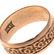 Two Engraved Wedding Bands in 14K Gold - 4