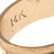 Two Engraved Wedding Bands in 14K Gold - 5