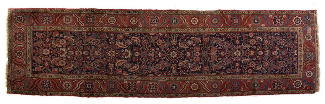 Antique Karabaugh runner, approx. 3.1 x 11 (1 of 3)