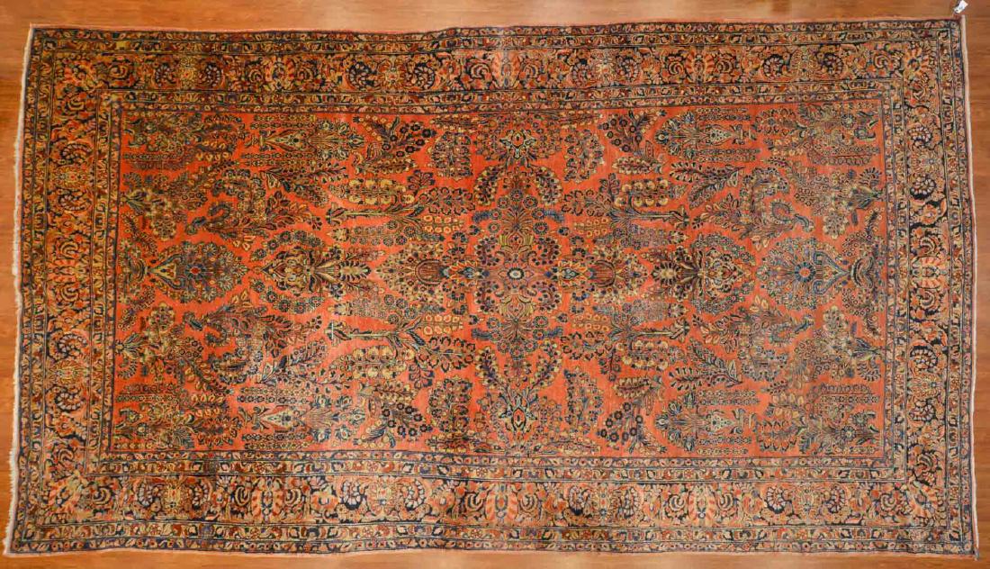 Antique Sarouk carpet, approx. 10 x 17.6 (1 of 3)