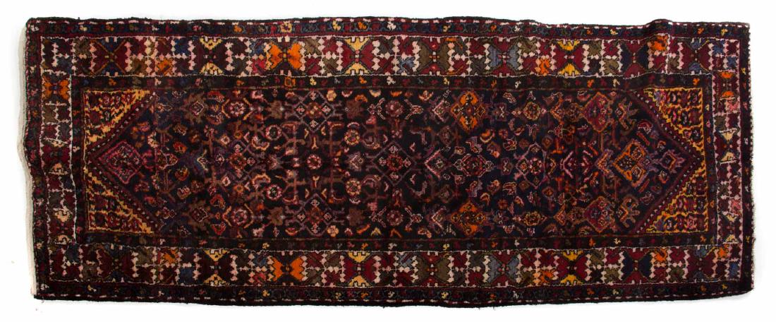 Persian Hamadan runner, approx. 3.7 x 9.1 (1 of 3)