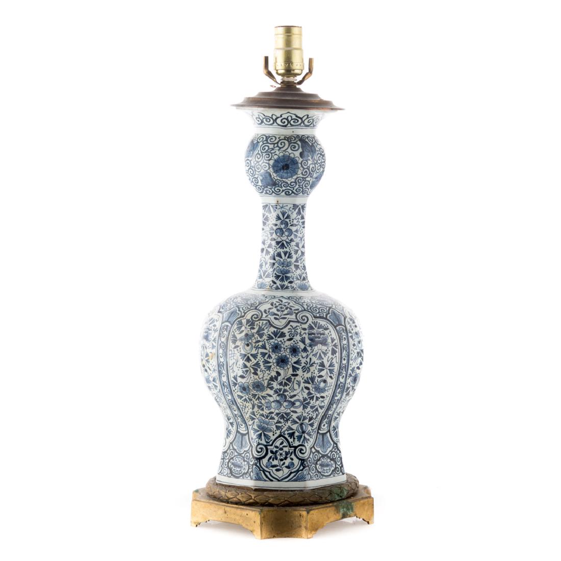 Delftware vase lamp (1 of 3)