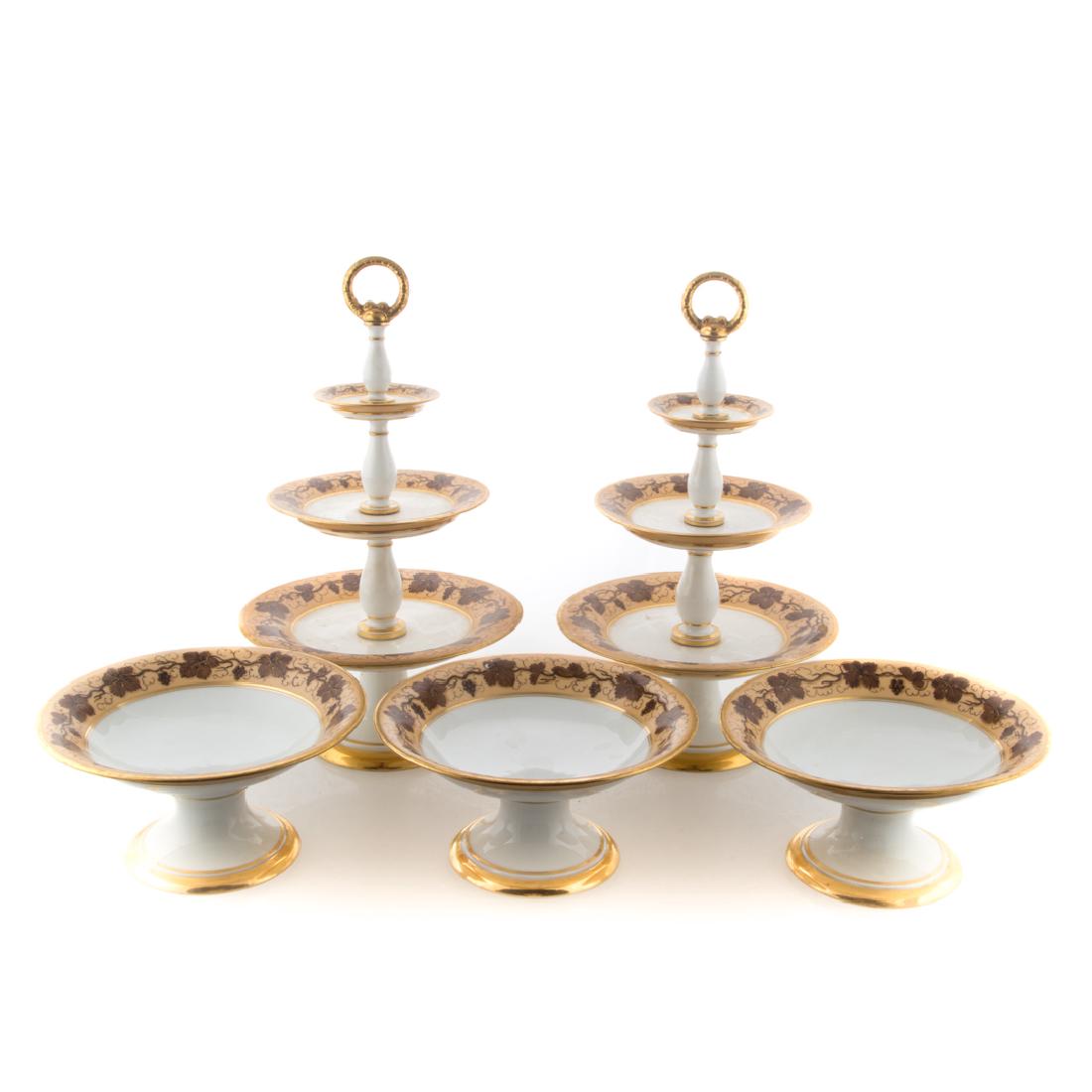 Pochet D' a Paris porcelain compotes and tazzas (1 of 4)