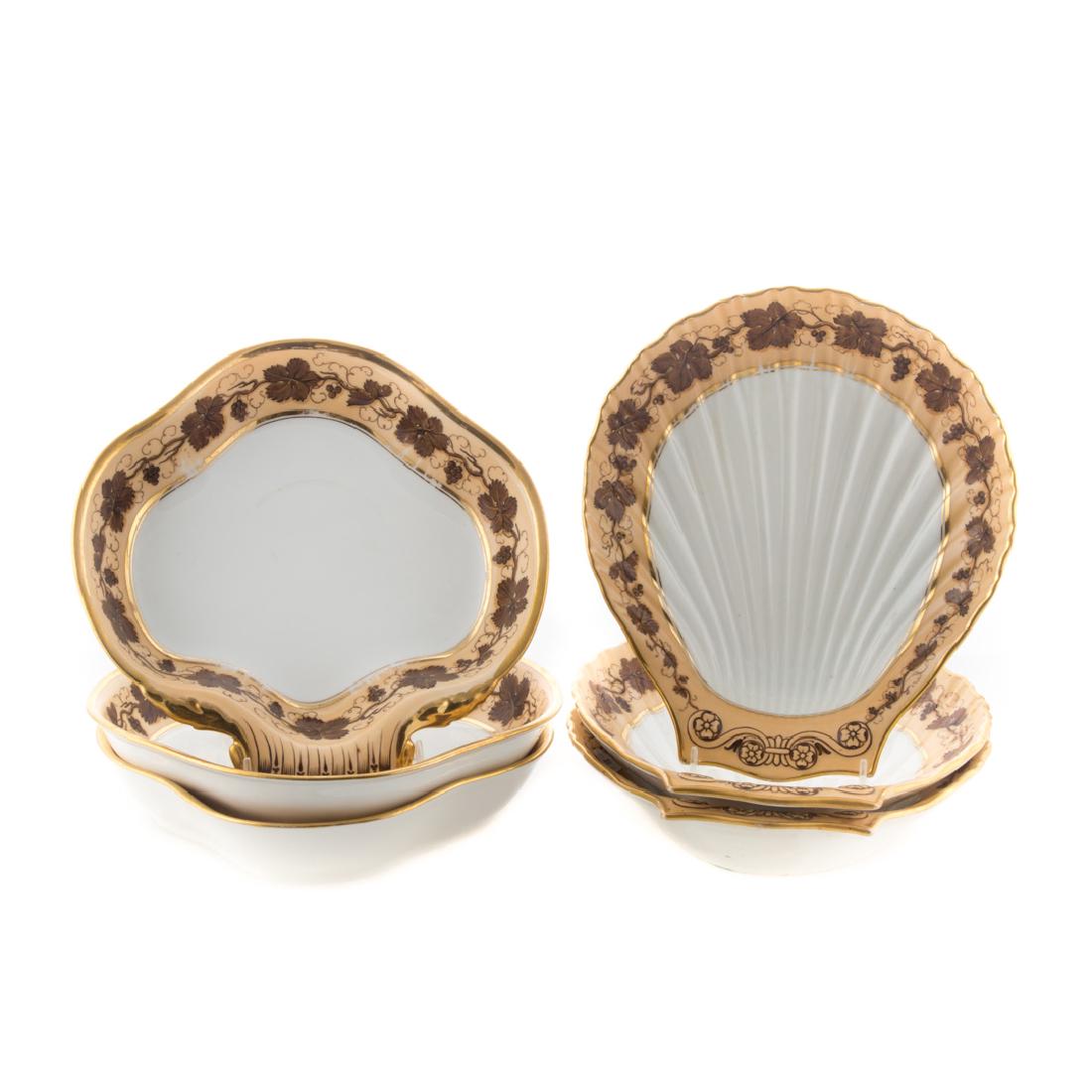 Six Pochet D' a Paris porcelain serving dishes (1 of 2)