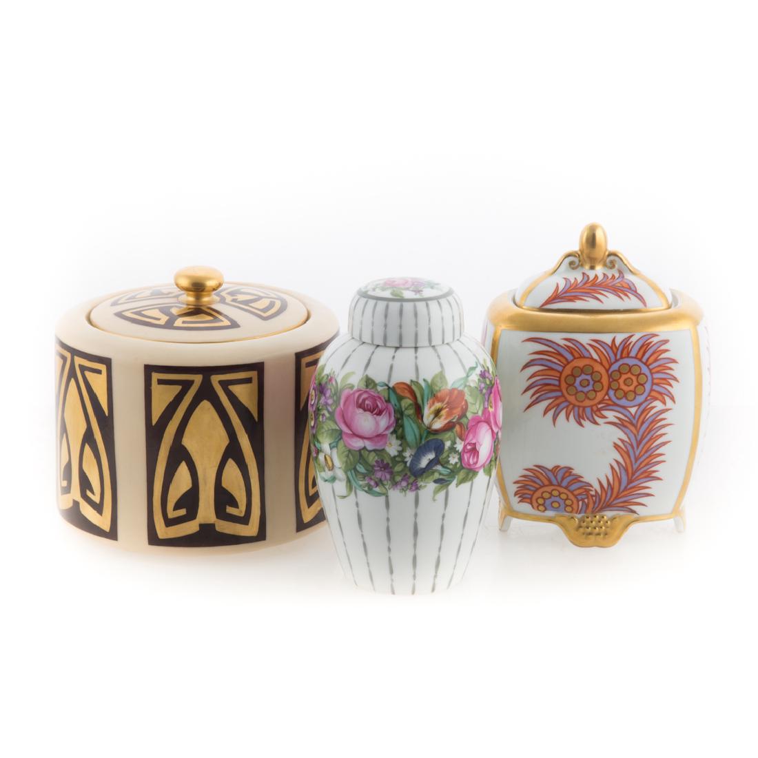 Three German and Austrian porcelain jars (1 of 5)