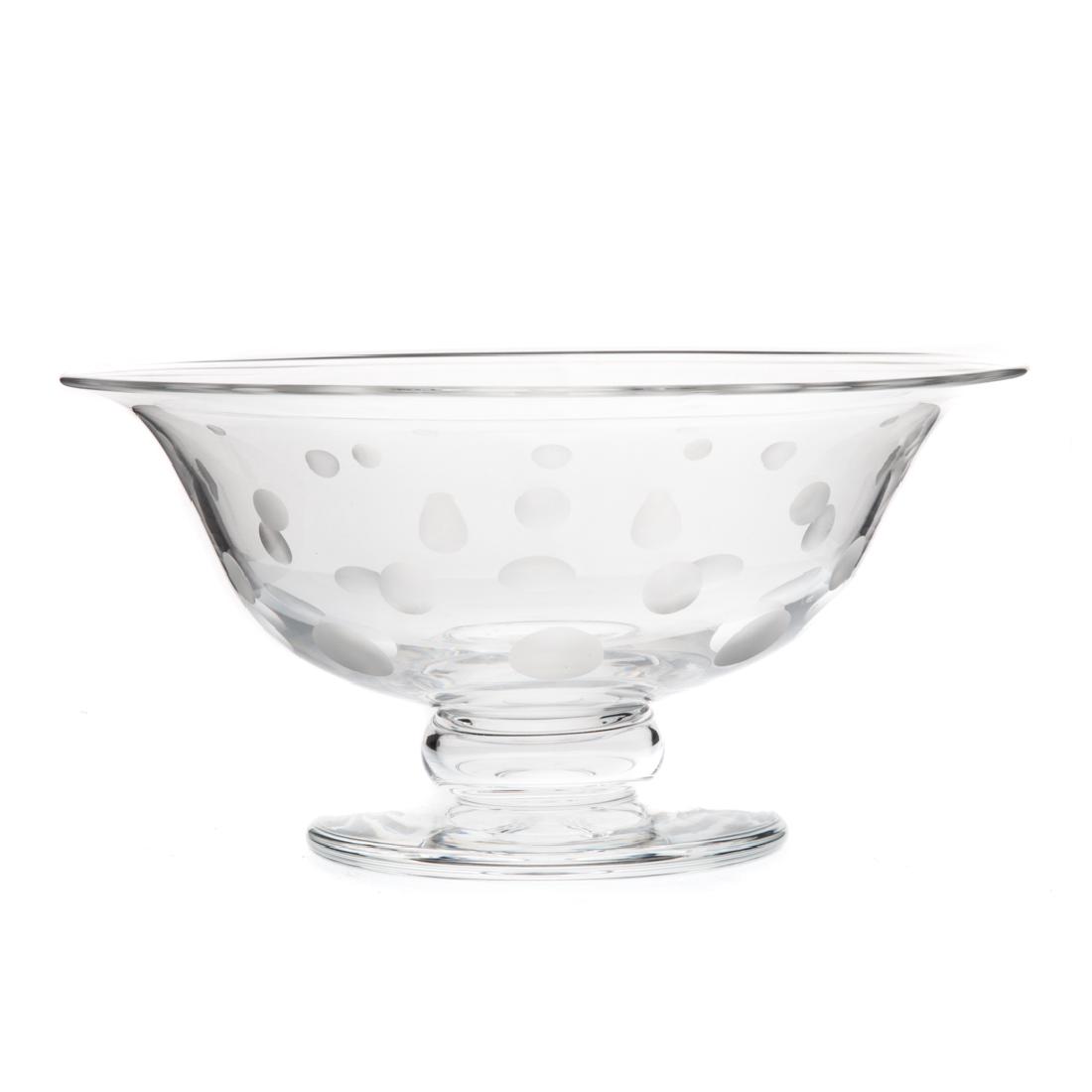 Steuben acid-etched glass compote (1 of 4)