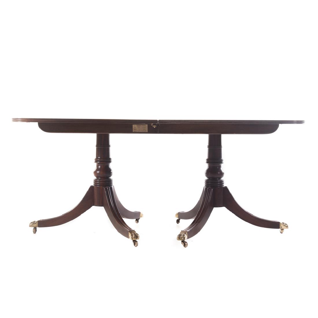 Henredon George III style walnut dining table (1 of 3)