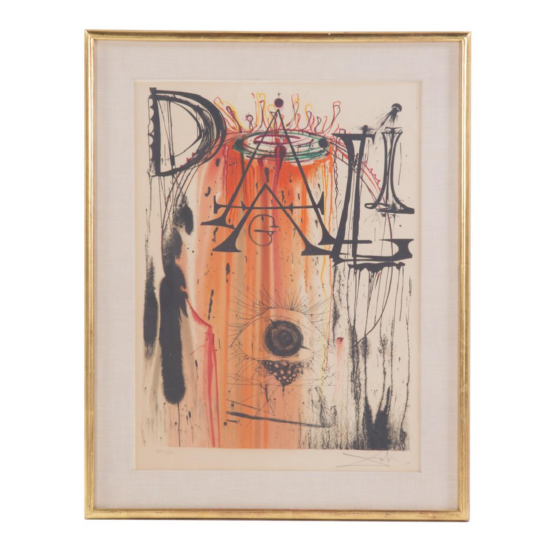 Salvador Dali. "L'art dans les bijoux", lithograph (1 of 3)