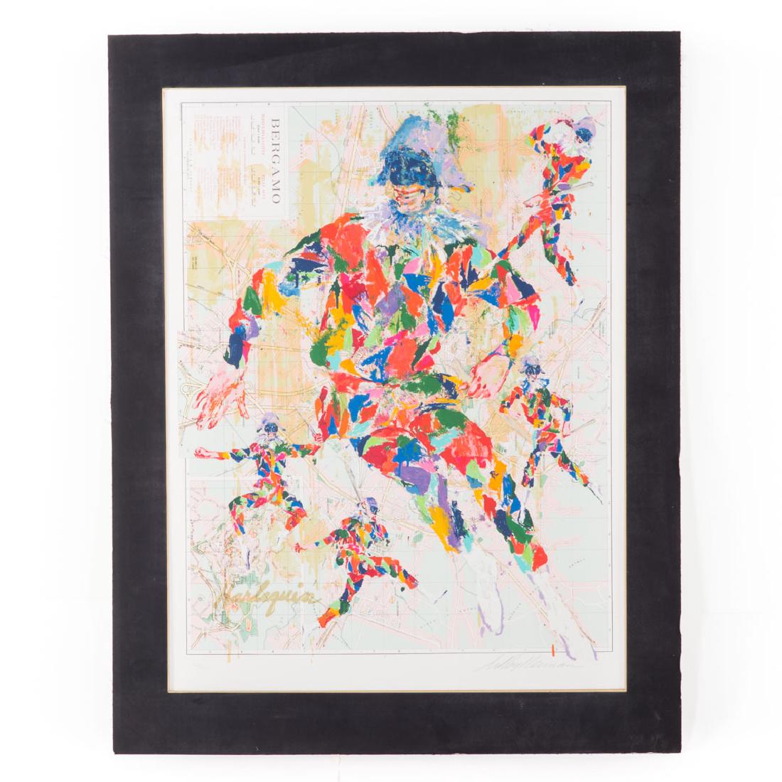 LeRoy Neiman. "Harlequin Bergamo", Serigraph (1 of 4)
