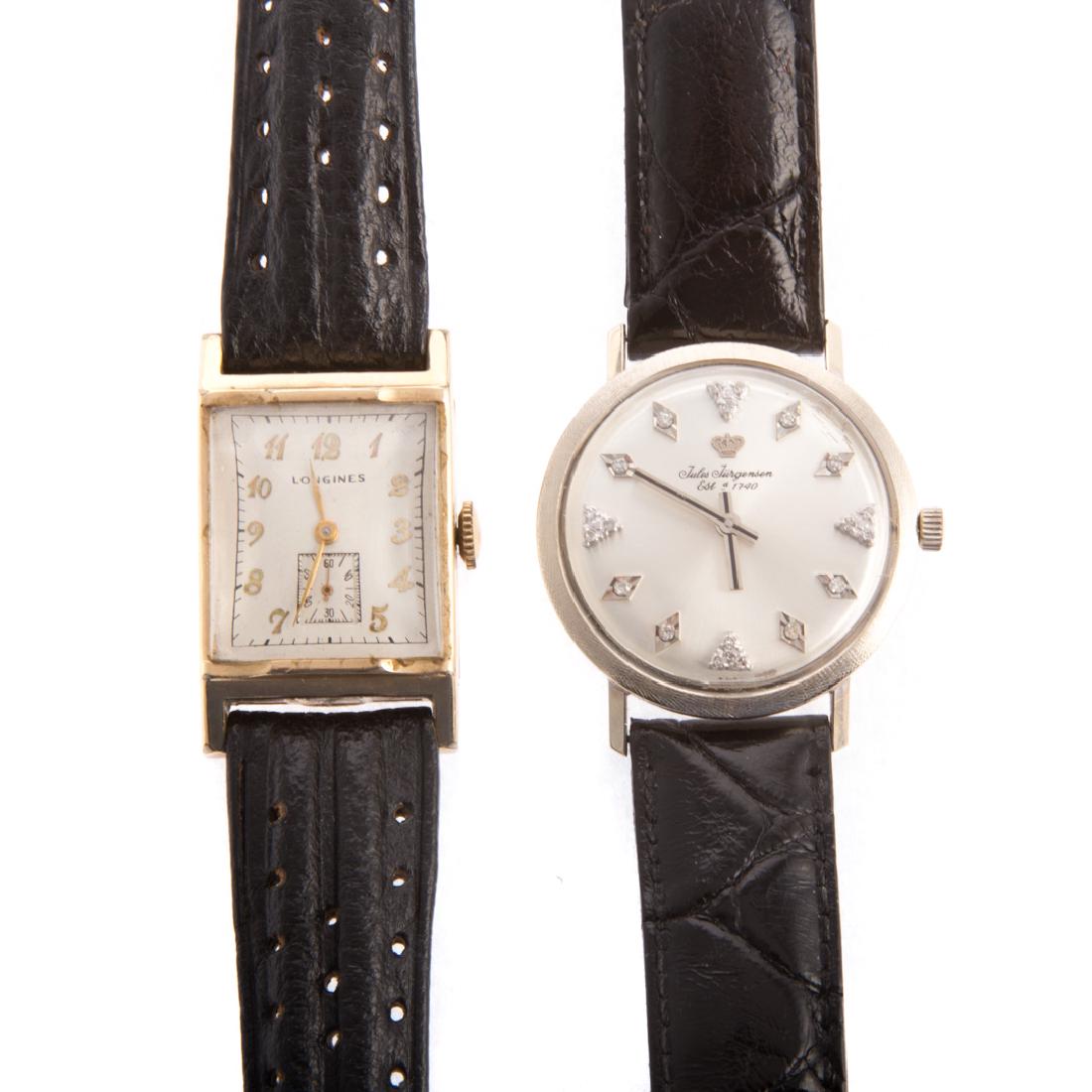 A Pair of Watches by J. Jurgenson & Longines (1 of 4)