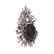 A Black Star Sapphire and Diamond Ring in 14K