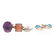 A Collection of Lady's Gold & Gemstone Jewelry
