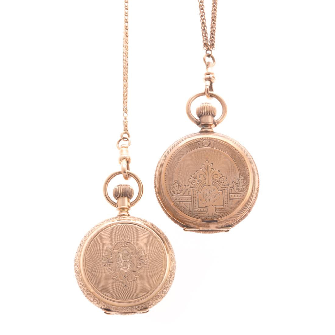 A Pair of Pocket Watches and Chains (1 of 5)