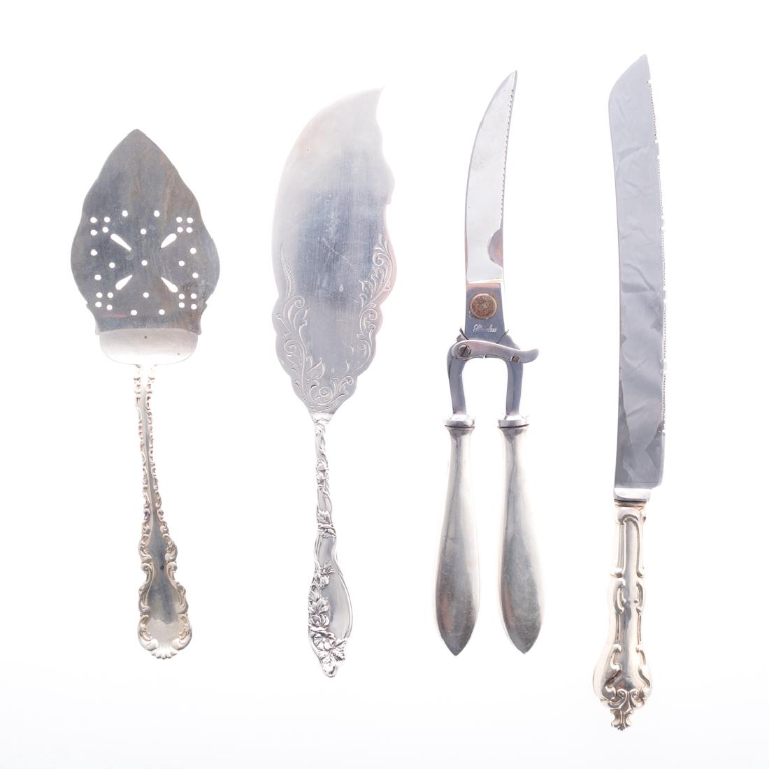 4 sterling silver serving pieces (1 of 2)