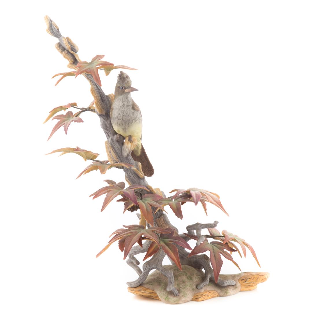 Boehm bisque figure: Crested Flycatcher (1 of 5)