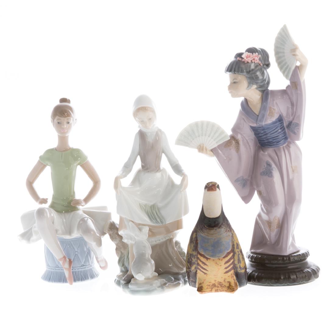 Four Lladro porcelain figures (1 of 7)