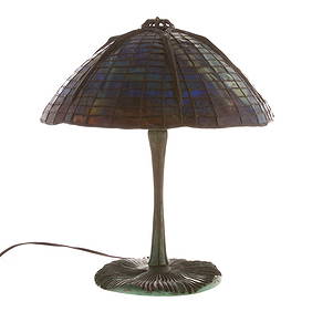 Art Nouveau table lamp in the Tiffany manner (1 of 9)