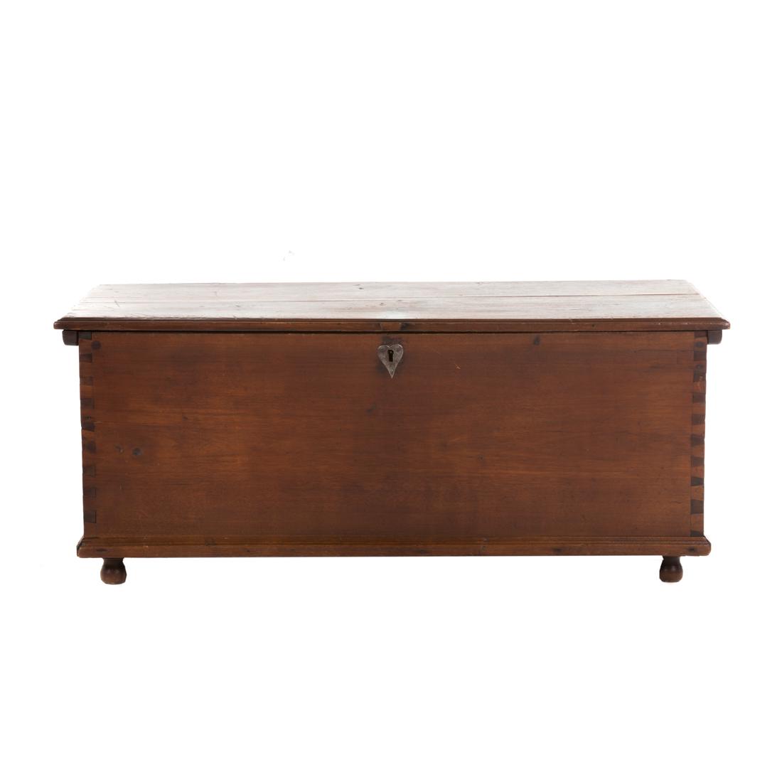 American Vernacular walnut blanket chest (1 of 5)