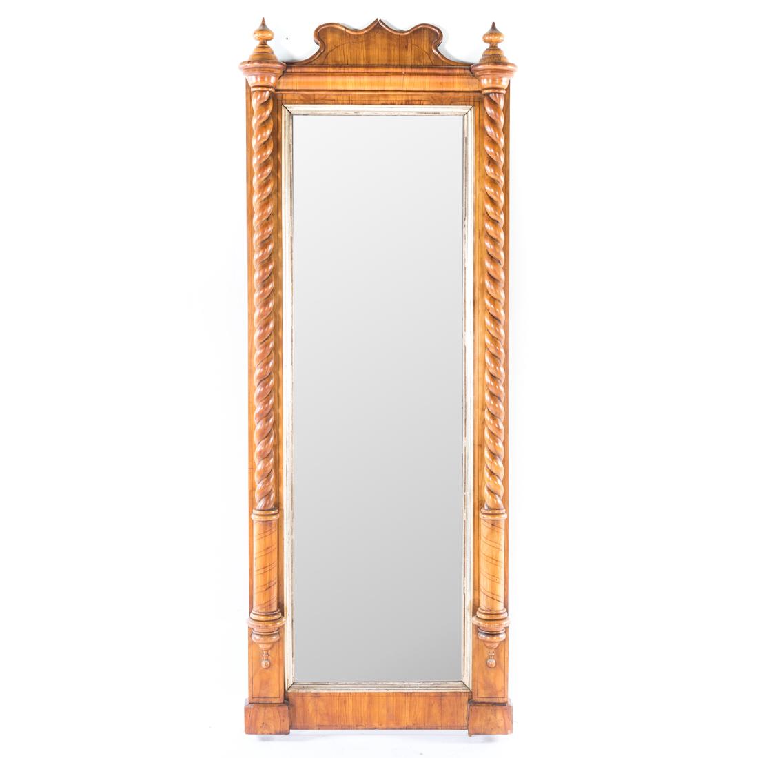 German walnut pier mirror (1 of 2)