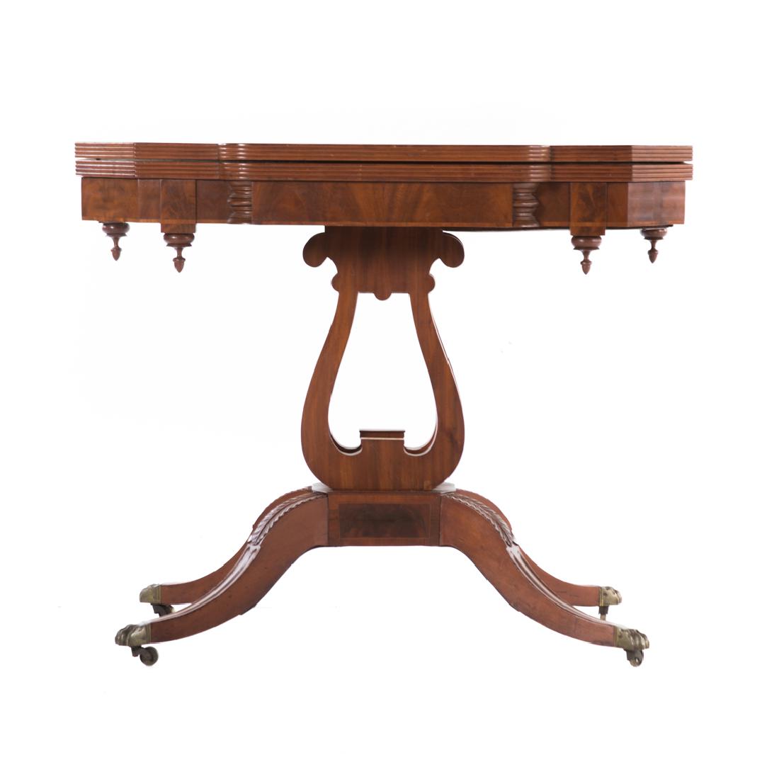 Federal cherry flip-top games table (1 of 6)