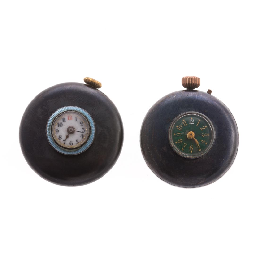 A Pair of Swiss Button Hole Watches (1 of 3)