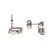 A Pair of Lady's Diamond Earrings in Gold - 2
