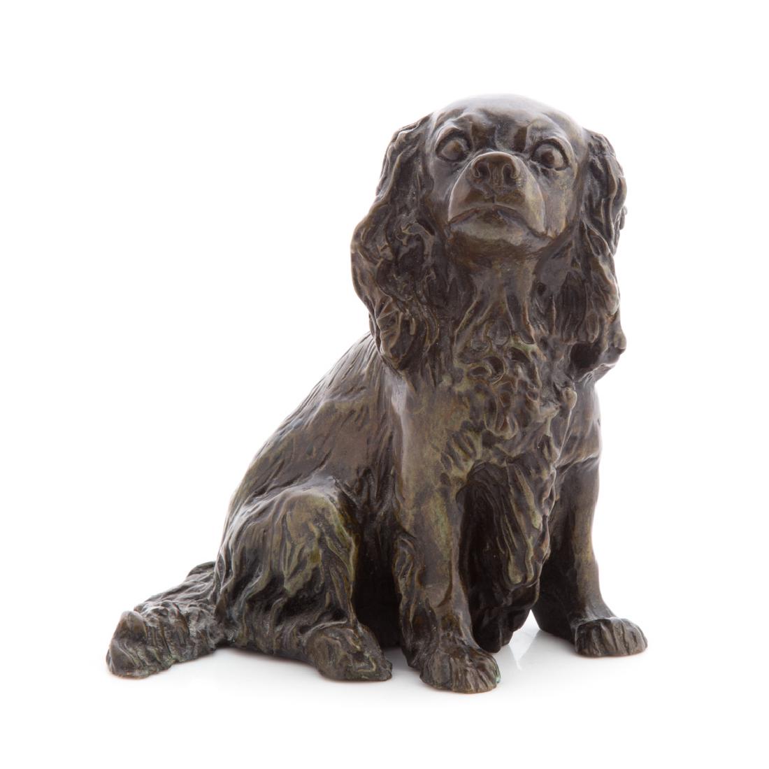 Audrey Fournier King Charles Spaniel bronze (1 of 4)