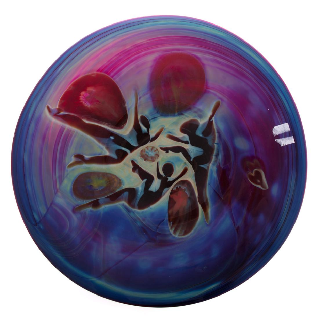 Elodi Holmes. Art glass charger (1 of 5)