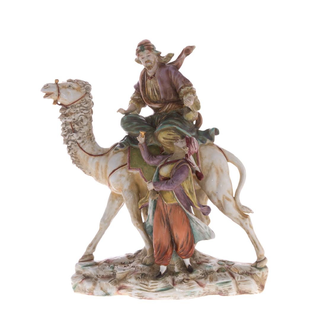 Continental porcelain figural group (1 of 7)
