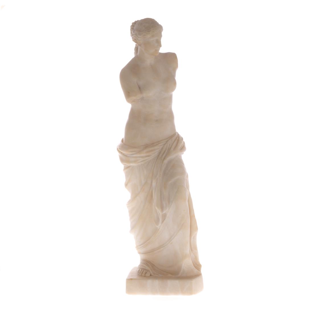 Grande Tour carved alabaster Venus de Milo (1 of 5)