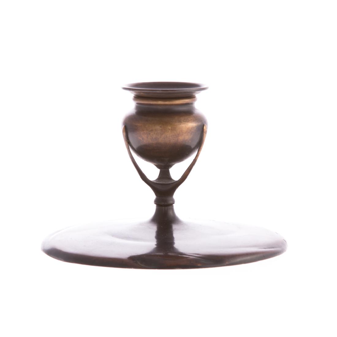 Tiffany bronze candleholder (1 of 6)