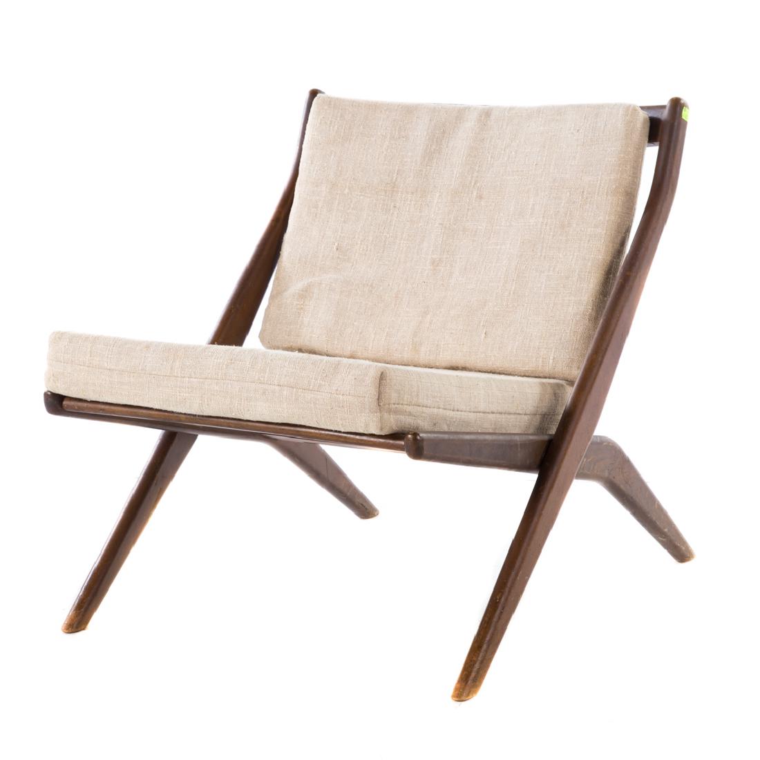 Swedish Modern teakwood side chair (1 of 3)