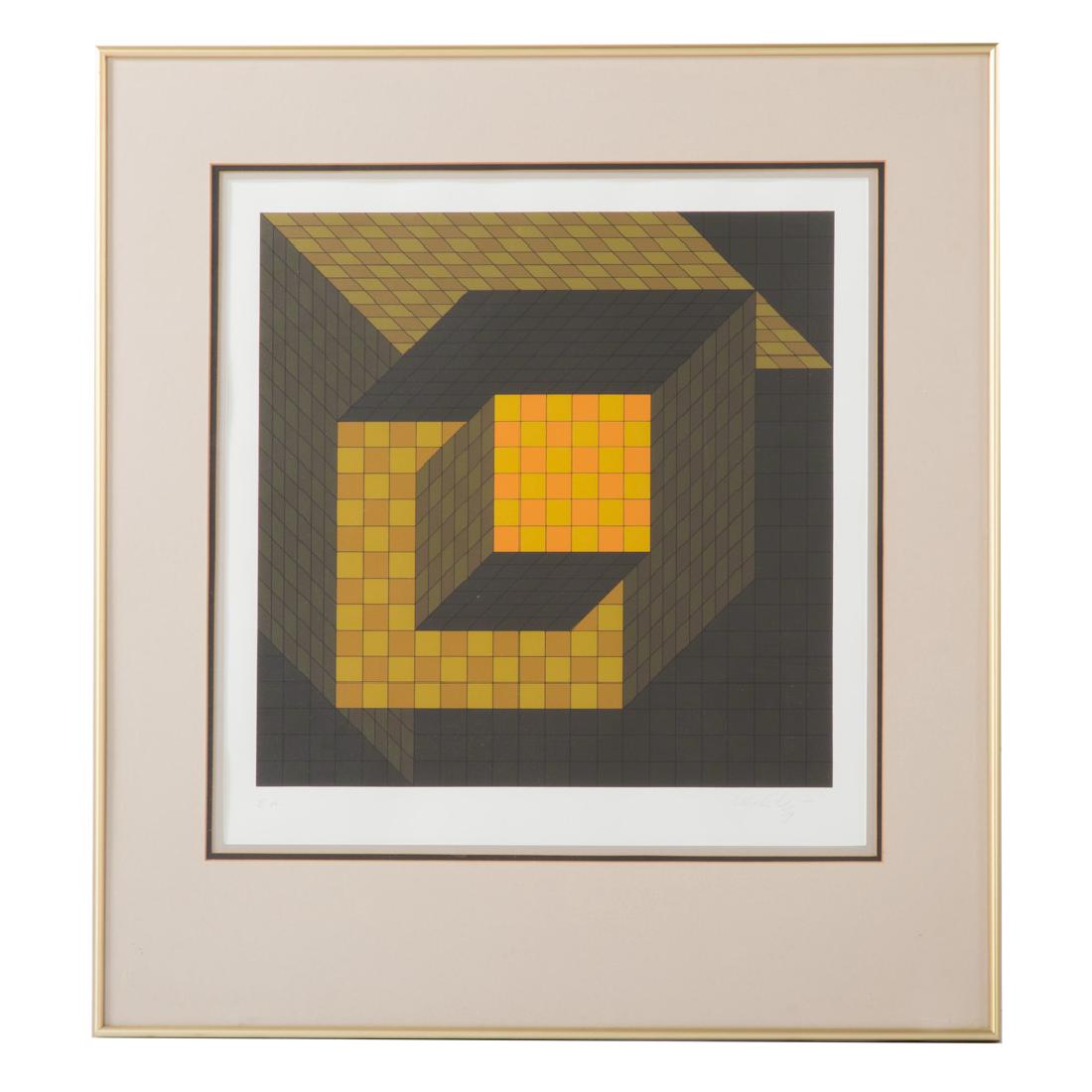 Victor Vasarely. Untitled, serigraph (1 of 3)
