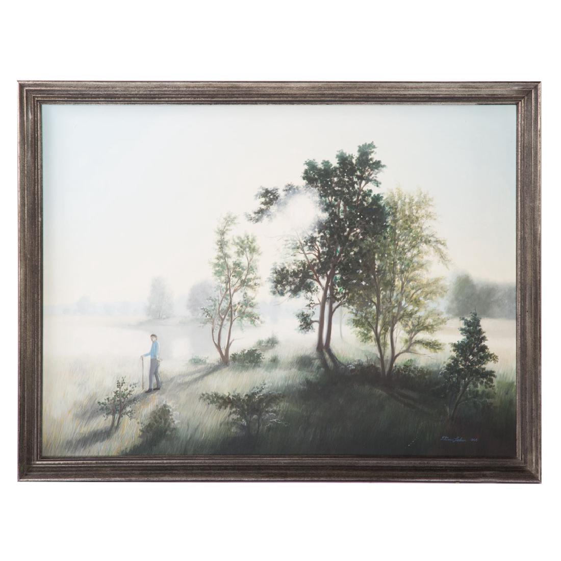 Thomas Locker. Wilderness Walk, oil (1 of 3)