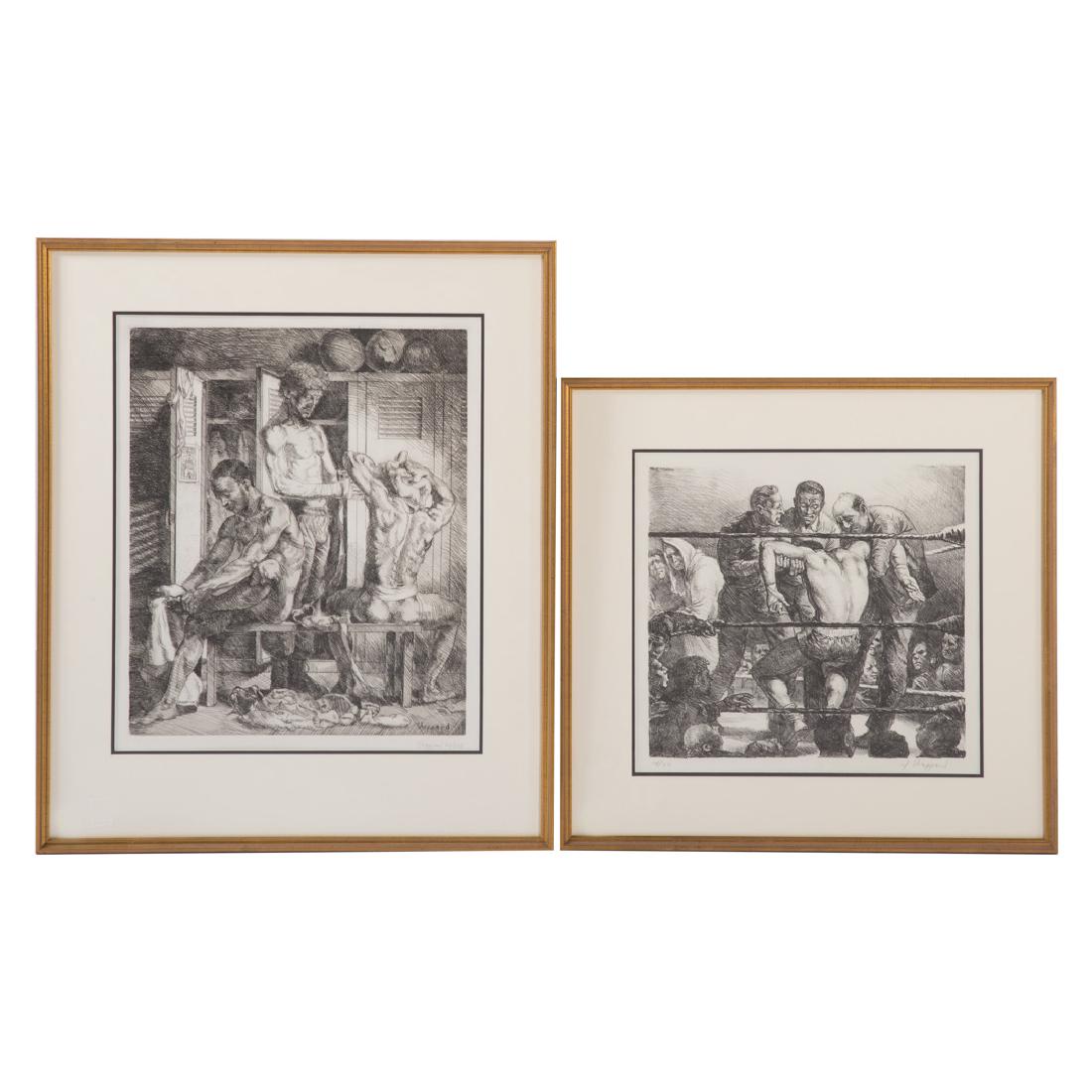 Joseph Sheppard. Boxing etching and lithograph (2) (1 of 4)