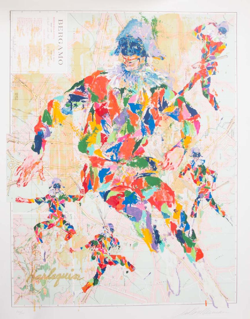 LeRoy Neiman. "Harlequin Bergamo", serigraph (1 of 5)