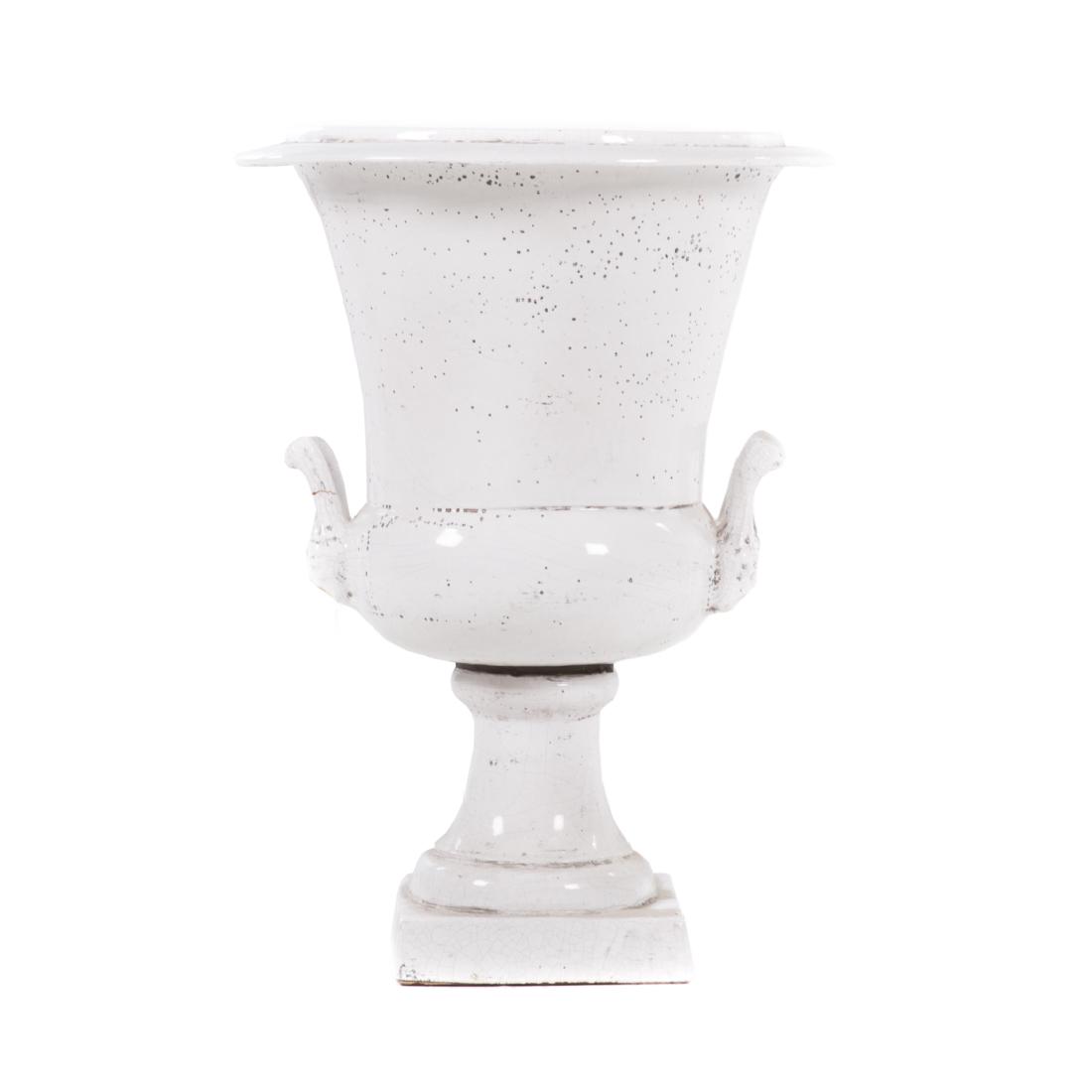 Italian crackle glazed Campana urn (1 of 4)