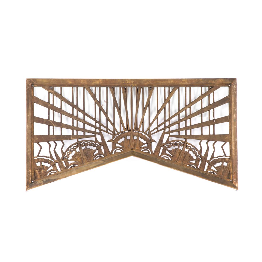 Pair of Art Deco bronze panels (1 of 4)