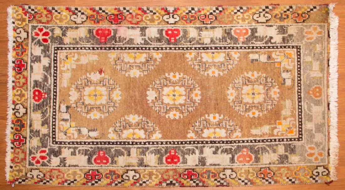 Antique Turkish rug, approx. 2.3 x 4 (1 of 3)