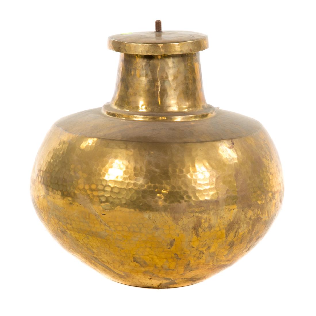 Indian brass covered pot (1 of 3)