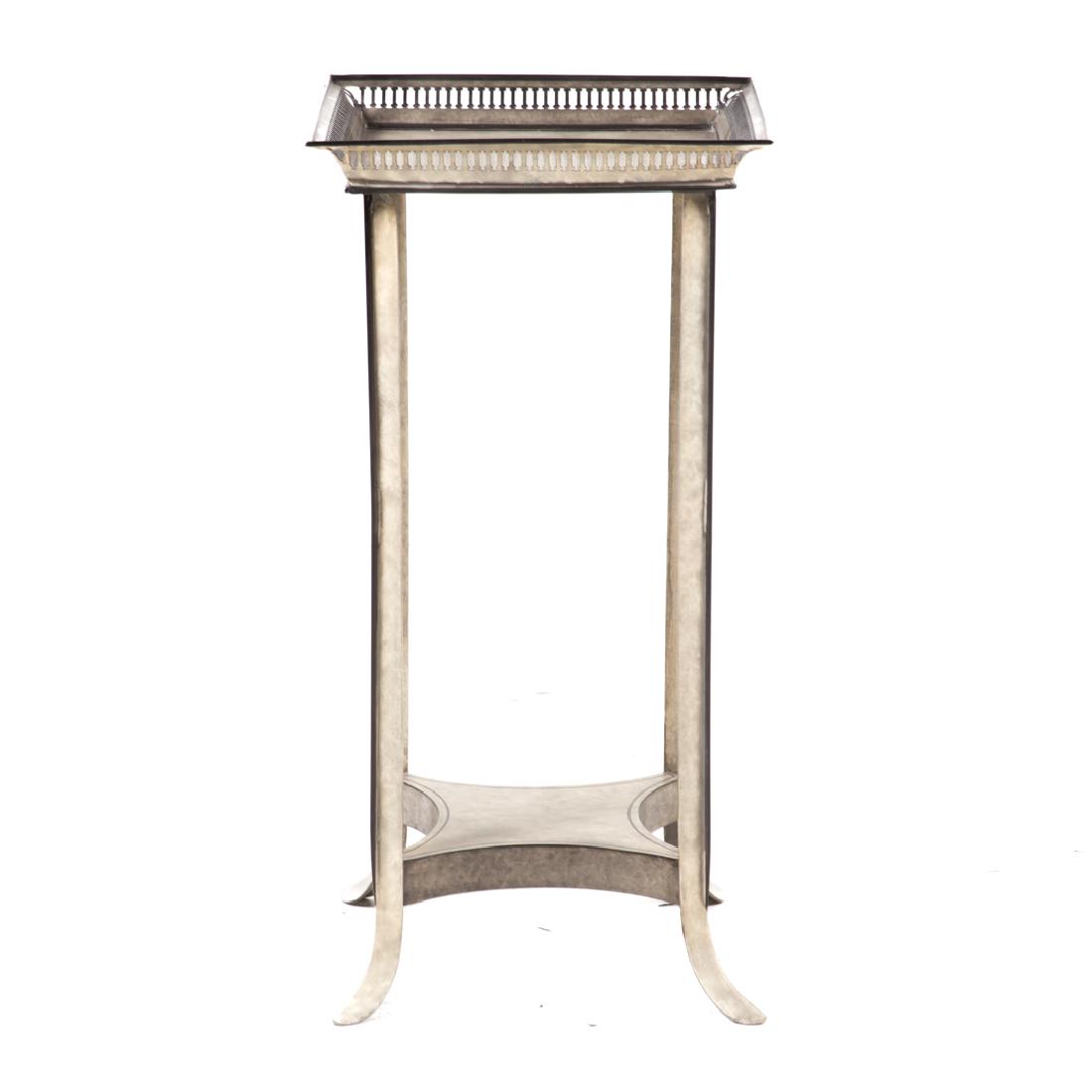 Italian painted metal side table (1 of 4)