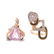 Two Lady's Contemporary Diamond Rings in 14K