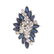 A Lady's Sapphire and Diamond Ring in 14K Gold